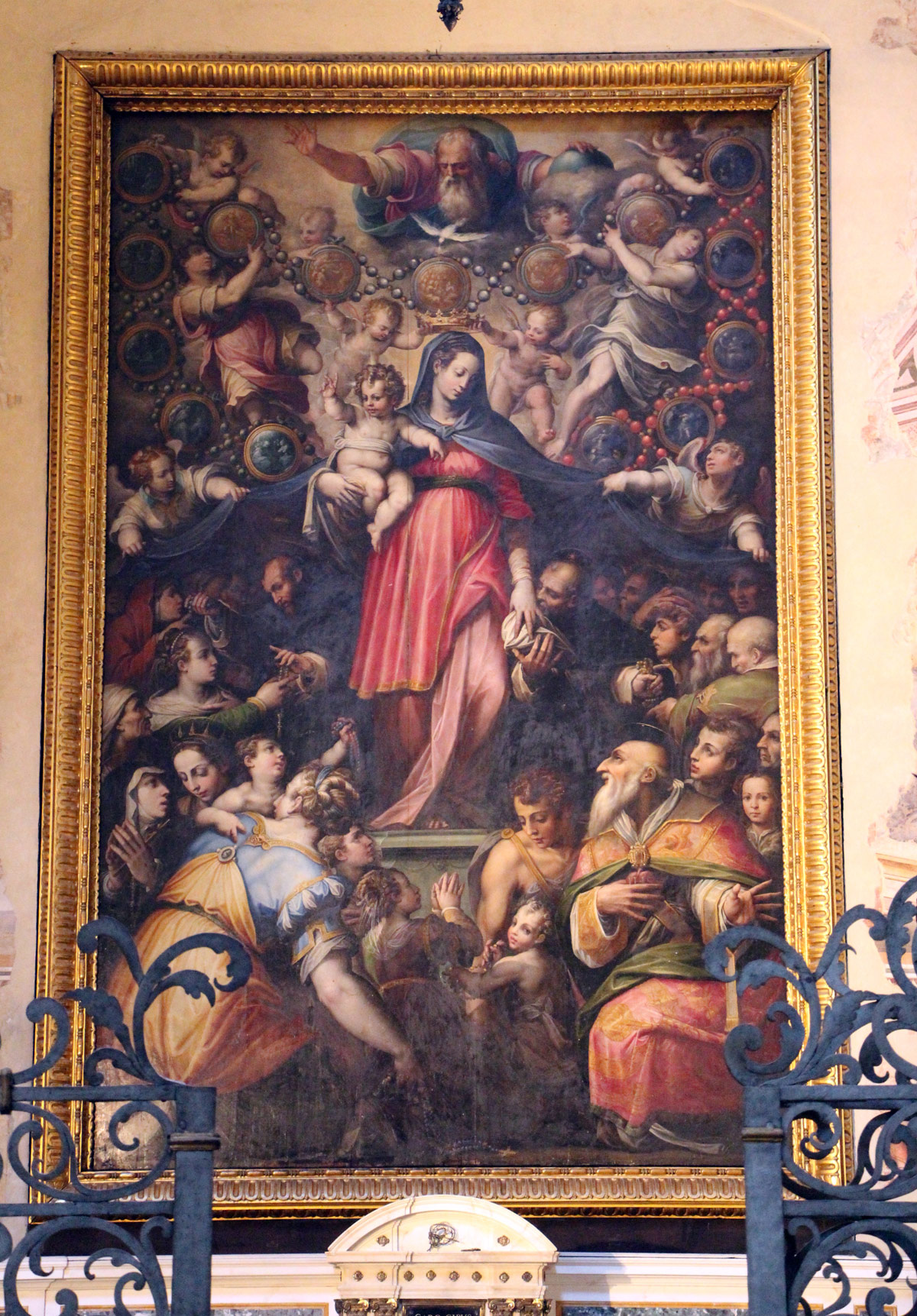Giorgio Vasari, Madonna del Rosario (1570; tavola; Firenze, Santa Maria Novella)
