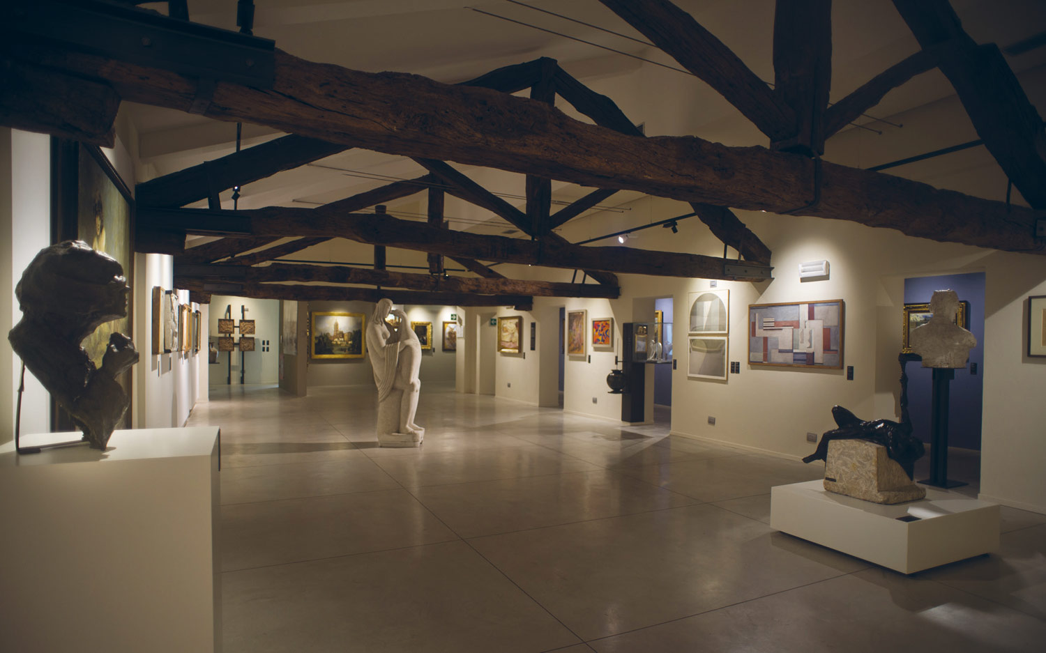 Sala della pinacoteca dei Musei Civici di Monza