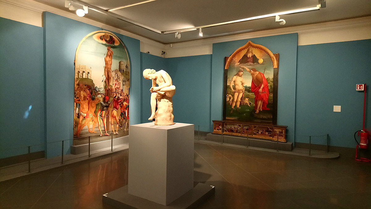 Sala della mostra Luca Signorelli e Roma. Oblio e riscoperte
