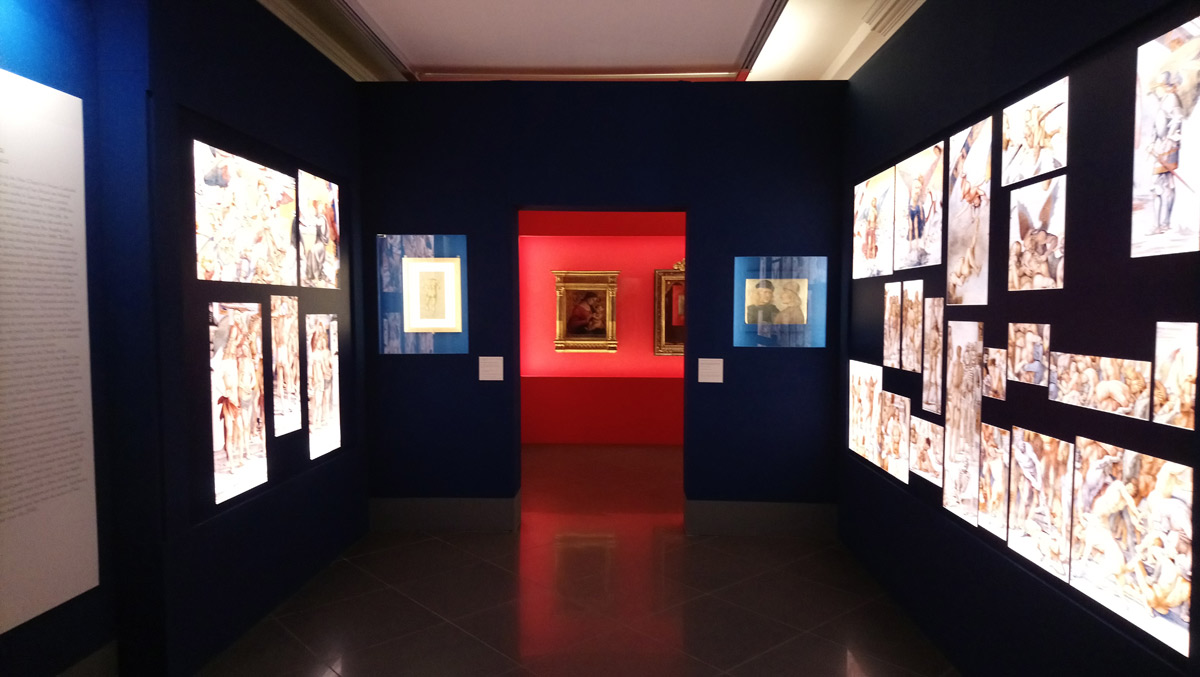 Sala della mostra Luca Signorelli e Roma. Oblio e riscoperte
