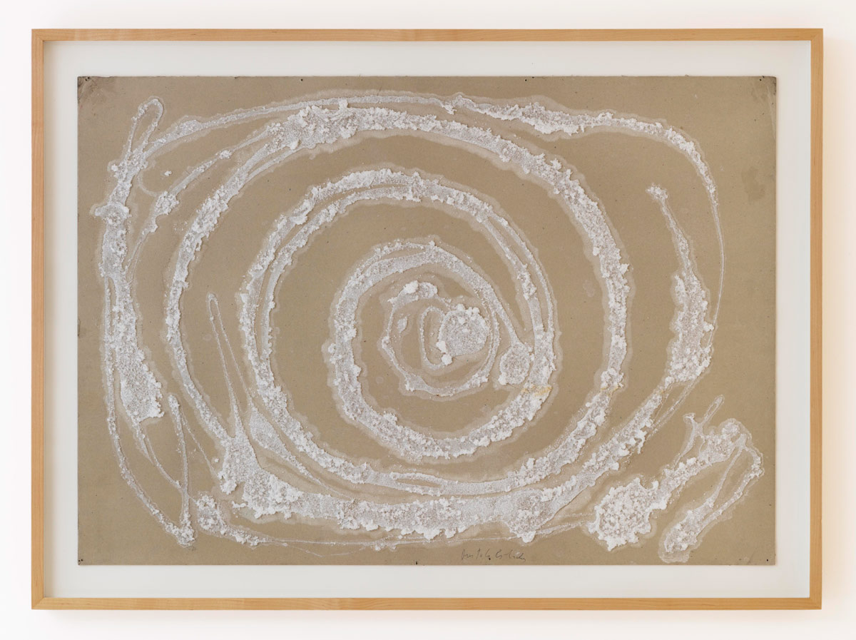 Pier Paolo Calzolari, Senza titolo (1968; salgemma, cartone dipinto). Courtesy Olnick Spanu Collection Pier Paolo Calzolari, Senza titolo (1968; salgemma, cartone dipinto). Courtesy Olnick Spanu Collection