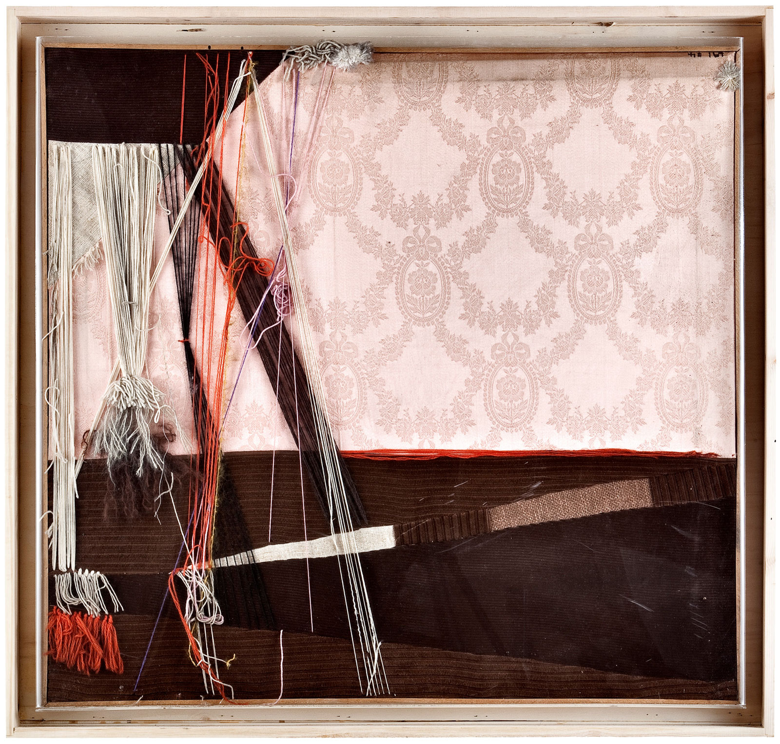 Maria Lai [Back to the Future 2010], Tela cucita (1974; tecnica mista, 78,5 x 82,5 cm). Courtesy the artist and Galerie Isabella Bortolozzi, Berlin 

