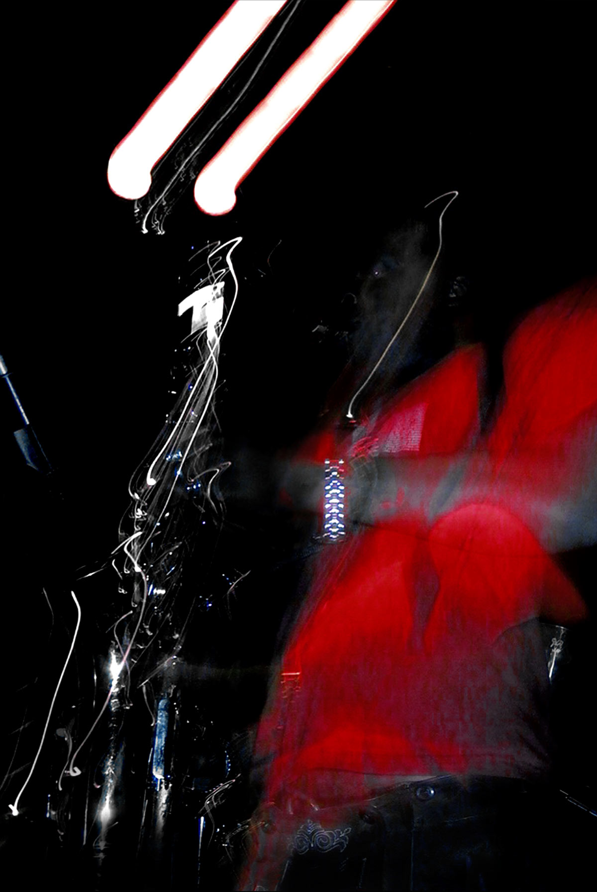 Arthur Jafa, Micah (2004; stampa su acrilico montata su tavola di alluminio, 177,8 x 119 cm). Presentato da Gavin Brown Enterprises
