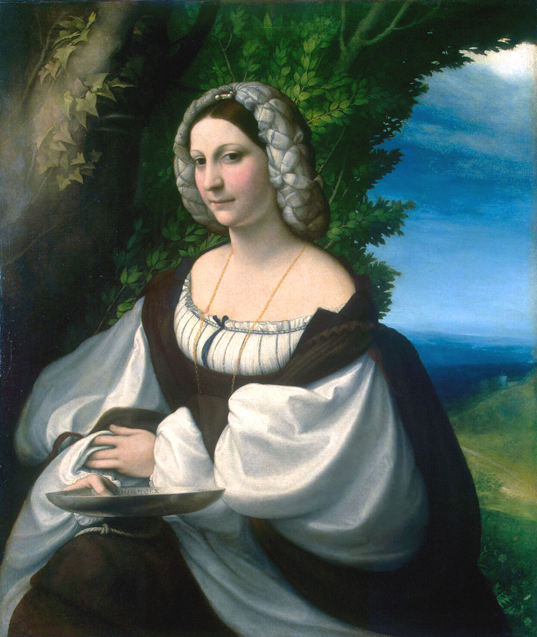 Correggio, Ritratto di gentildonna o Ritratto di Veronica Gambara (1520; olio su tela, 103 x 87,5 cm; San Pietroburgo, Hermitage)
