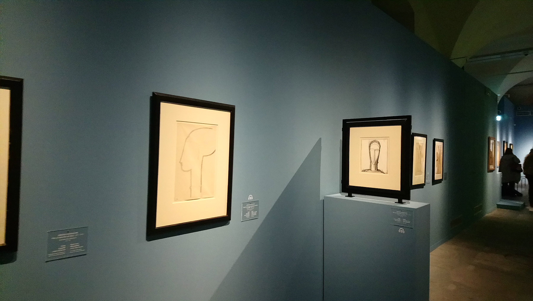 Immagini dalla mostra Modigliani e l'avventura di Montparnasse. Capolavori dalle collezioni Netter e Alexandre
