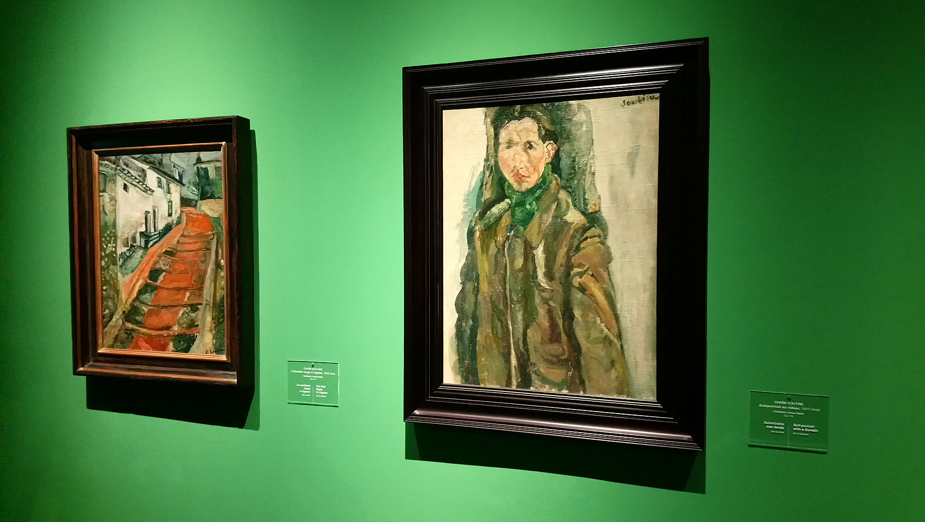 Immagini dalla mostra Modigliani e l'avventura di Montparnasse. Capolavori dalle collezioni Netter e Alexandre
