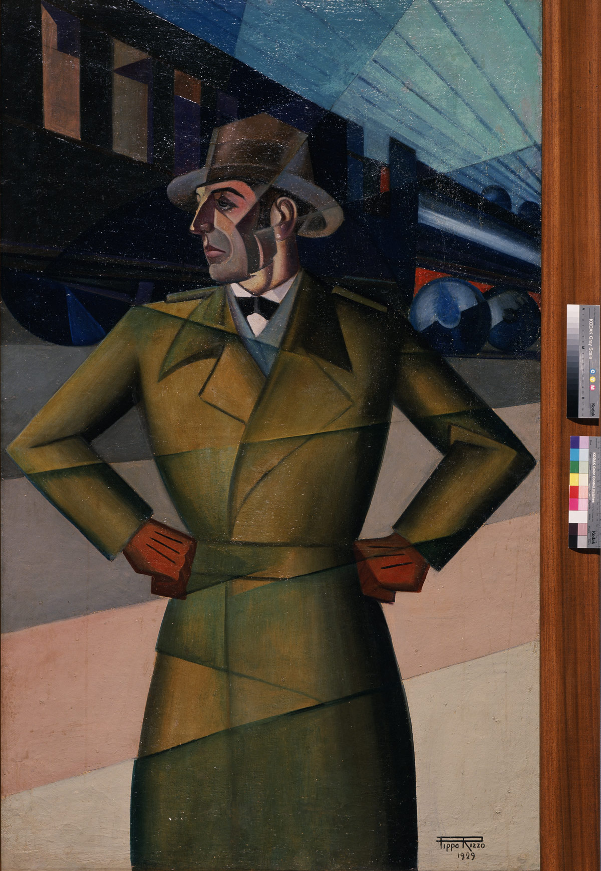 Pippo Rizzo, Il nomade (1929; olio su tavola, Palermo, Galleria d'Arte Moderna Empedocle Restivo) © Giacomo D'Aguanno/Civita Sicilia

