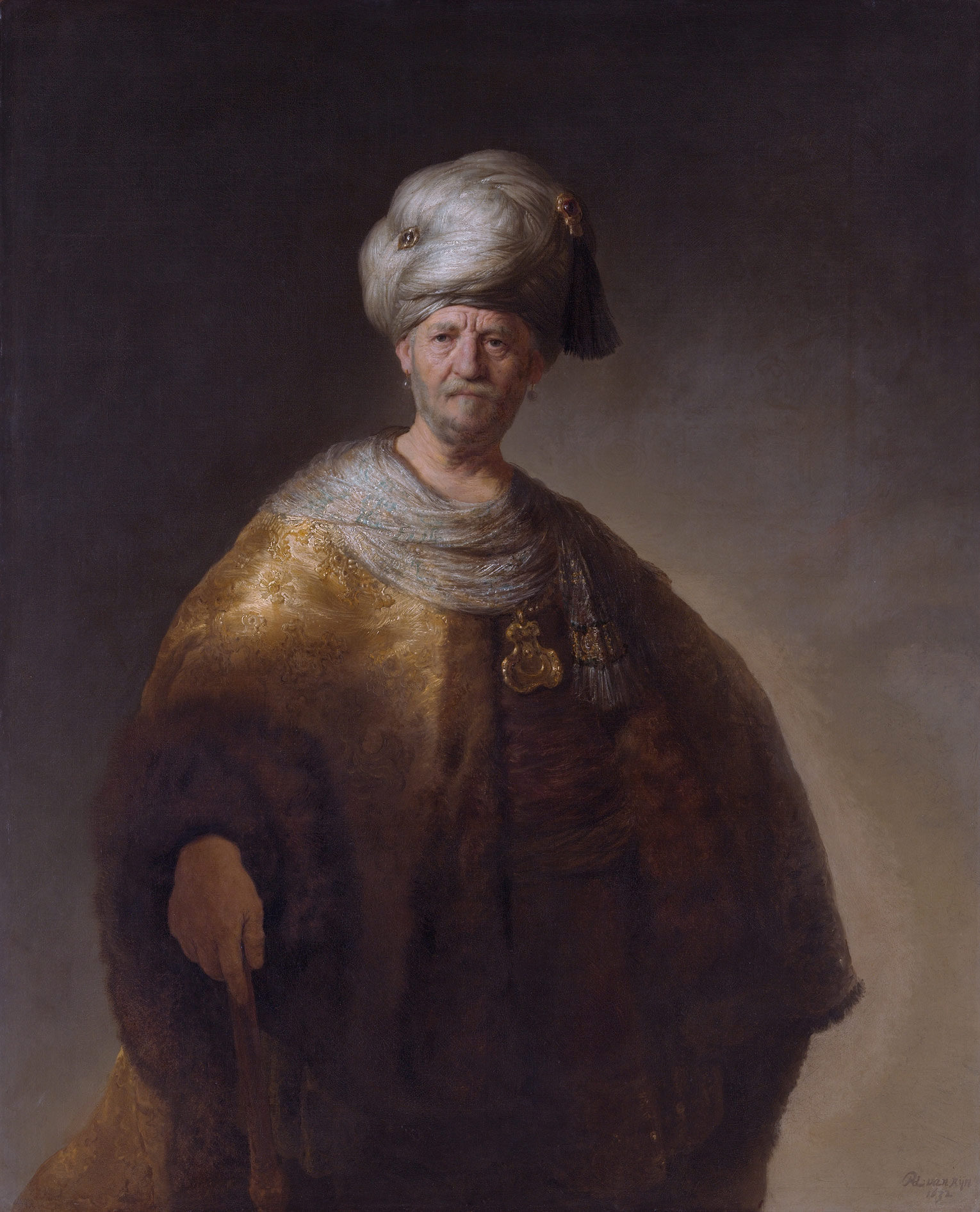 Rembrandt, Nobile orientale (1632; olio su tela, 152,5 x 124 cm; New York, Metropolitan Museum of Art)
