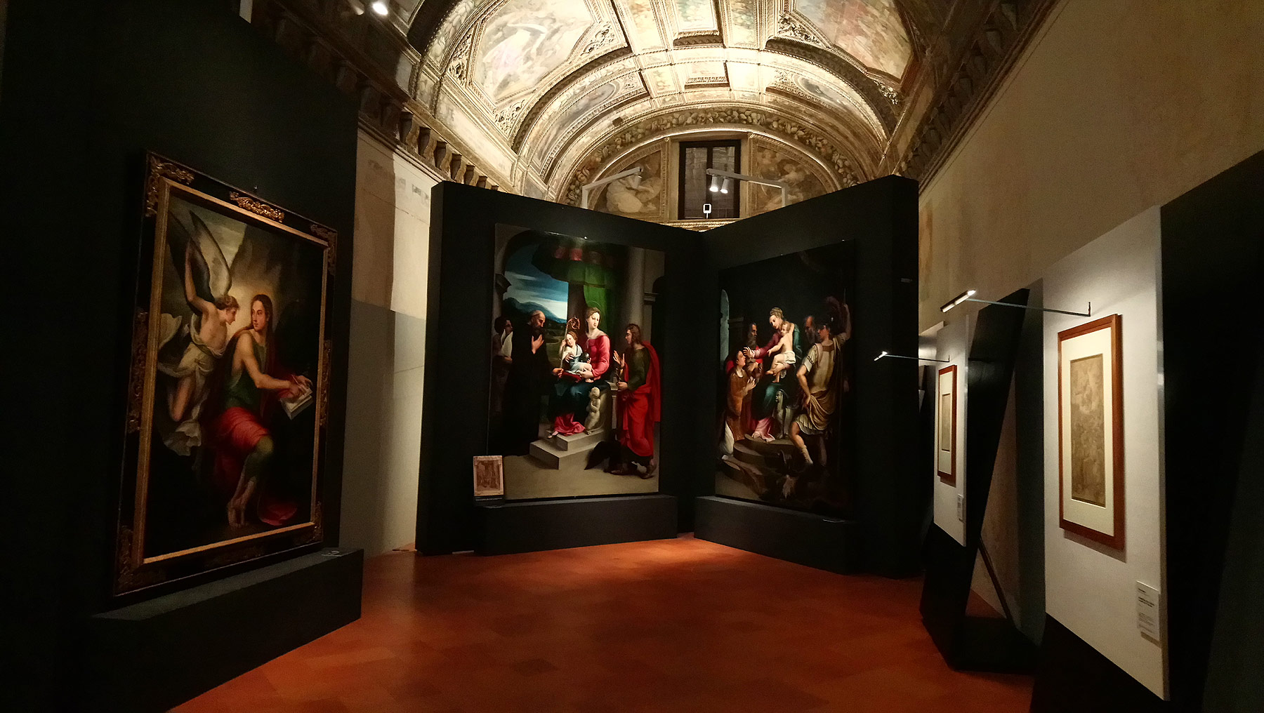 Sala della mostra Con nuova e stravagante maniera. Giulio Romano a Mantova
