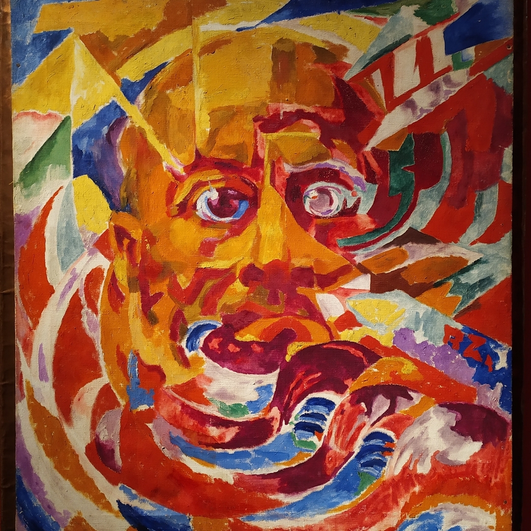 Rougena Zátková, Marinetti soleil (1921-1922; olio su tela, 100 x 89 cm; Collezione privata)
