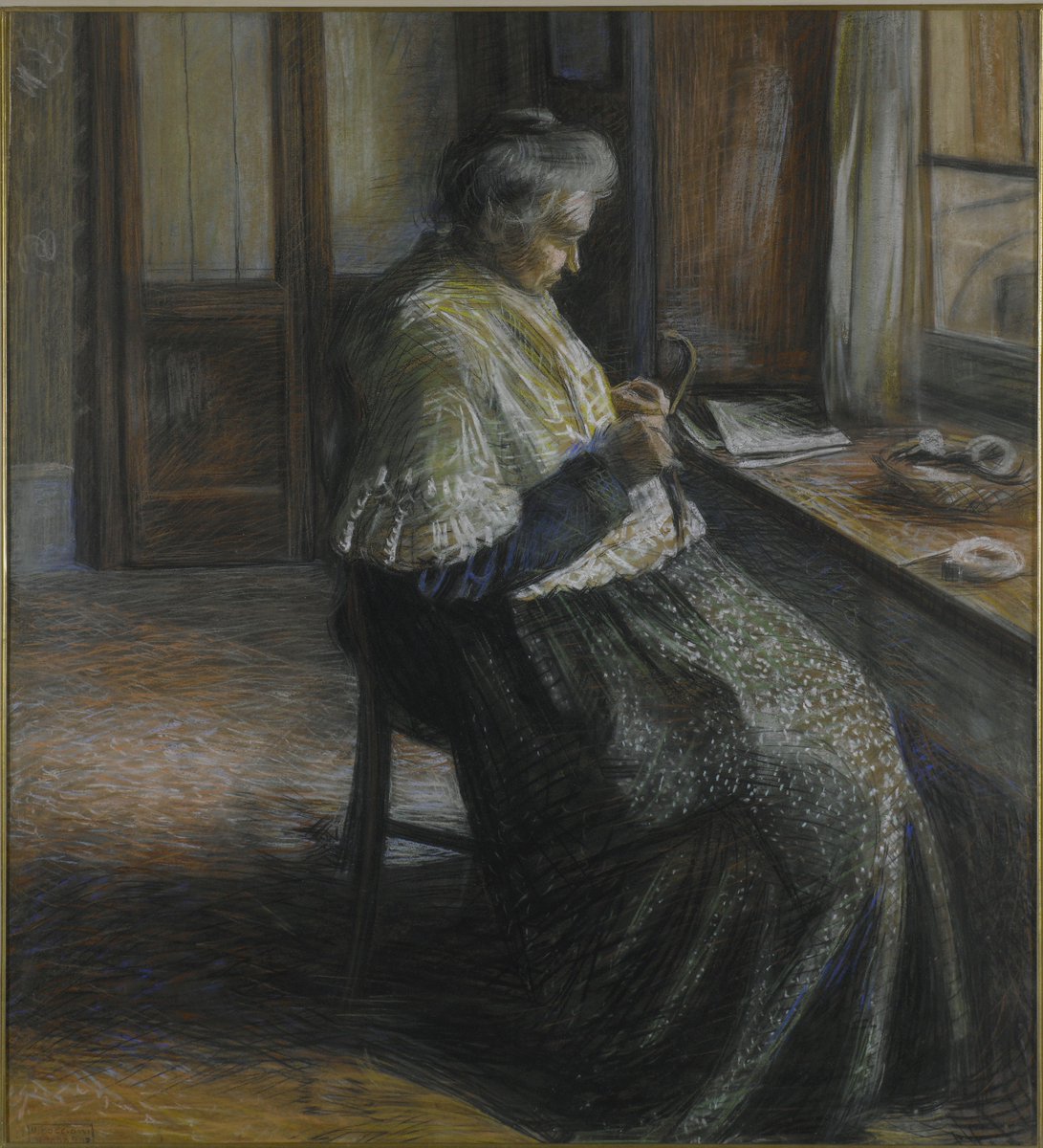 Umberto Boccioni, La madre (1907; pastello su carta applicata su tela, 72 x 80 cm; Milano, Galleria d'Arte Moderna, Raccolta Grassi)
 Umberto Boccioni, La madre (1907; pastello su carta applicata su tela, 72 x 80 cm; Milano, Galleria d'Arte Moderna, Raccolta Grassi)