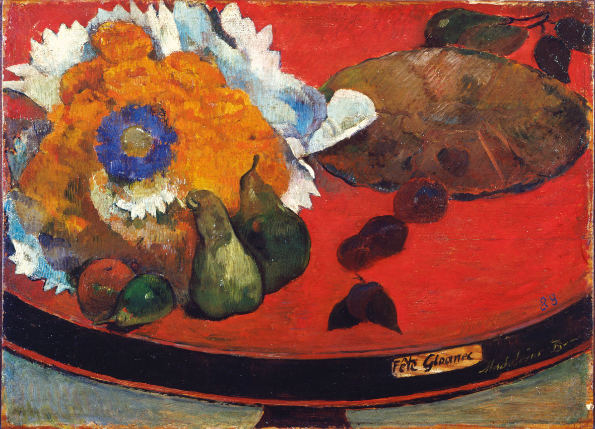 Paul Gauguin, Fête Gloanec (1888; olio su tavola, 36,5 x 52,5 cm; Orléans, Musée des Beaux-Arts)
