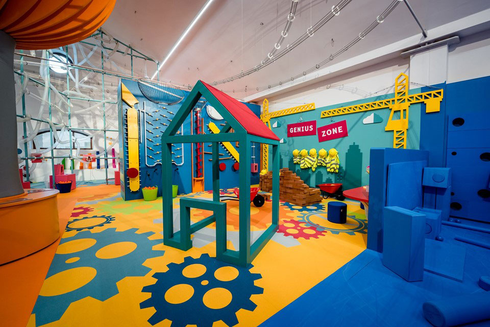 Una sala del Children's Museum di Verona Una sala del Children's Museum di Verona