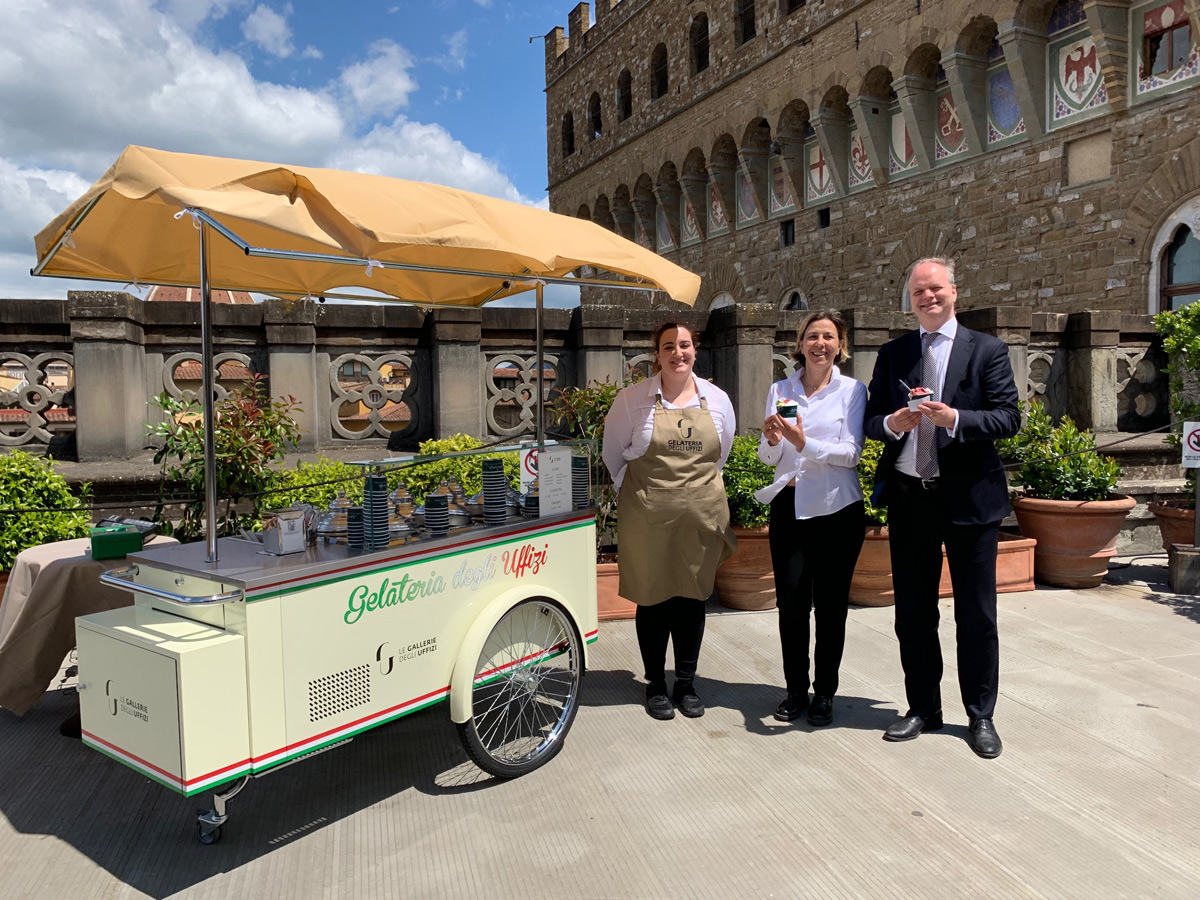 La gelateria agli Uffizi