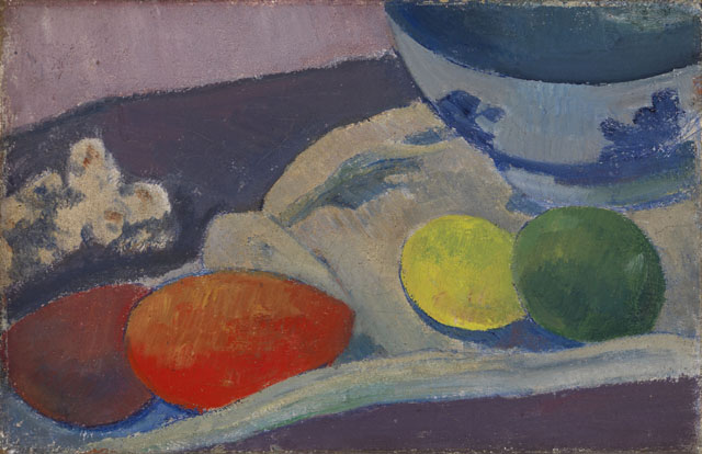 Paul Gauguin, Natura morta con ciotola (Still Life with Bowl) (1891 circa; olio su tela, 20,3 x 31,4 cm; Richmond, Virginia Museum of Fine Arts, Collection of Mr. and Mrs. Paul Mellon, 2014.206) © Virginia Museum of Fine Arts
