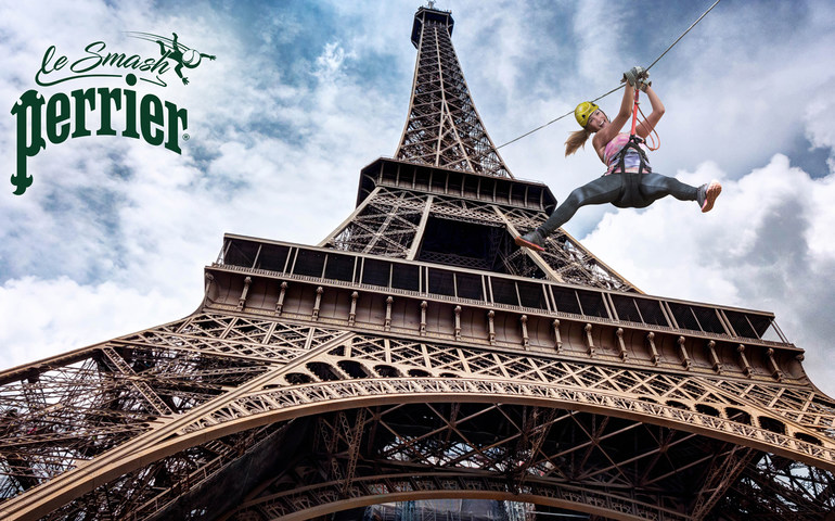 Perier Rope The Eiffel Tower becomes a playground: until June 2, you can launch ...