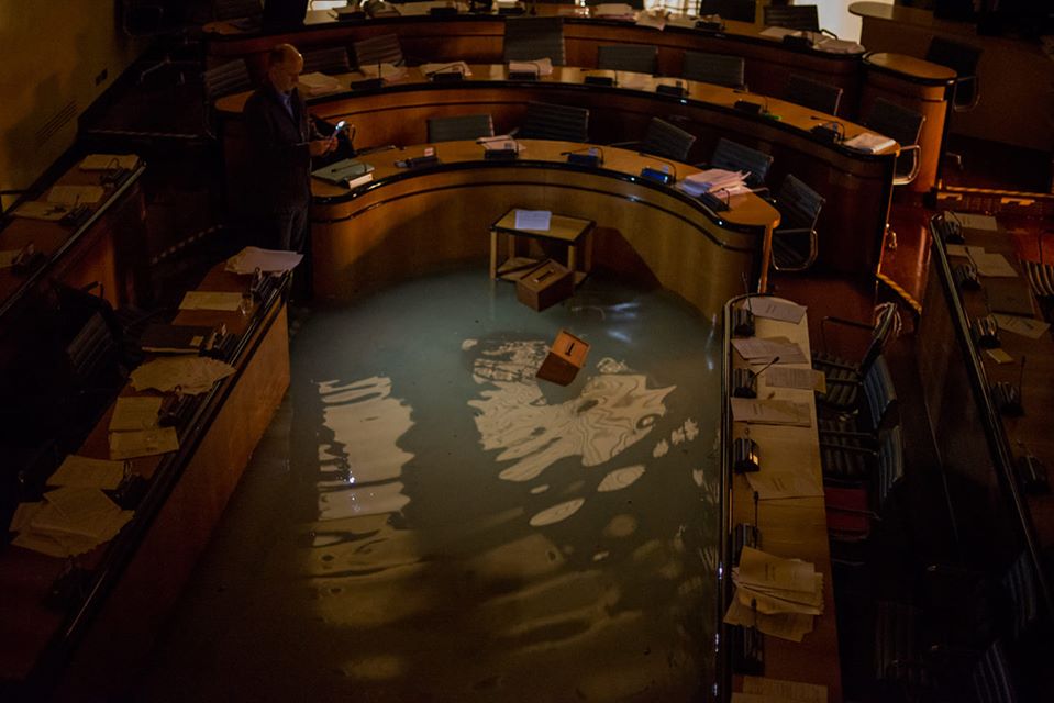 L'aula del Consiglio Regionale a Palazzo Ferro Fini. Foto: Nicola Bressanin
