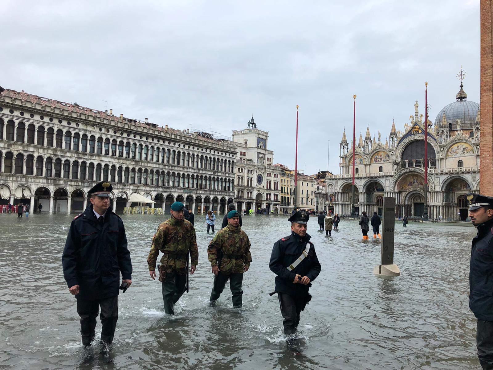 Piazza San Marco. Foto: Arma dei Carabinieri

