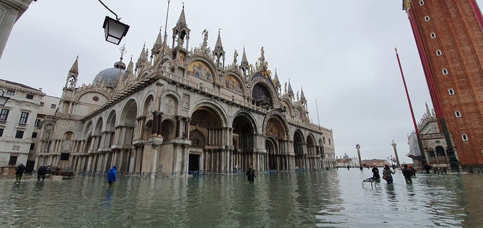Acqua in piazza San Marco. Foto: Gente Veneta
