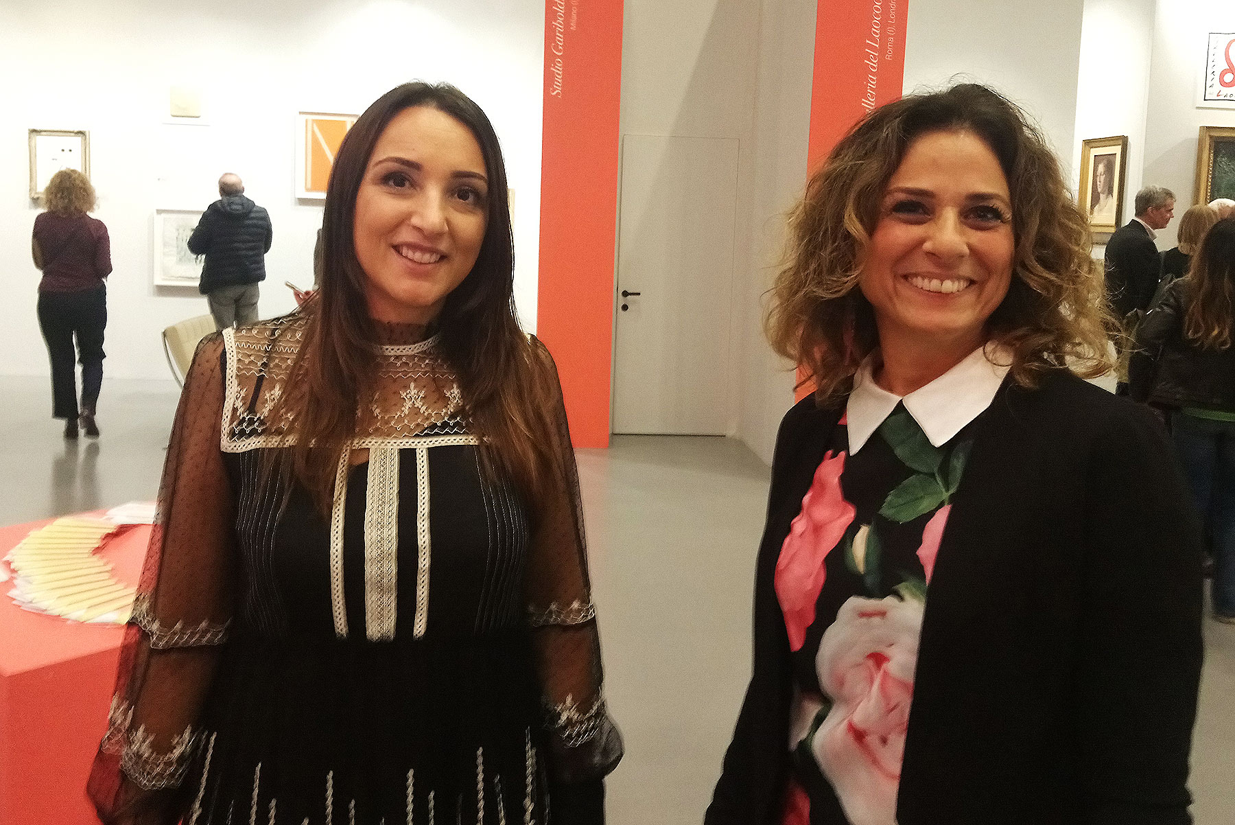 A sinistra Stefania Poddighe, a destra Ginevra Pucci A sinistra Stefania Poddighe, a destra Ginevra Pucci