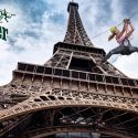 La Torre Eiffel diventa un parco giochi: fino al 2 giugno ci si può lanciare dalla torre tramite volo con la fune