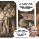 In esclusiva per i lettori di Finestre sull'Arte, una striscia inedita del nuovo Caravaggio di Milo Manara