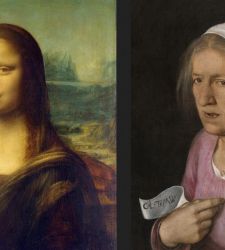 The foundation of the Mona Lisa and the mascara of Giorgione's Old Woman. 