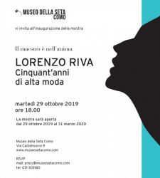 Il Museo della Seta di Como dedica una mostra allo stilista Lorenzo Riva