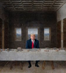 Cosa succede se Trump e Kim Jong-un entrano nella storia dell'arte? La risposta la dànno Papeschi e Ferrigno a Palermo