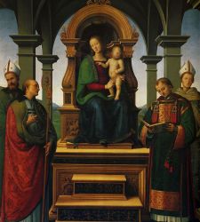 La Pala dei Decemviri del Perugino torna dopo due secoli nella sua collocazione originaria