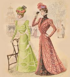 La moda francese per le contesse Thun. Castel Thun mostra le riviste illustrate dell'epoca.