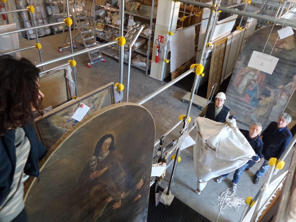 Il deposito della Mole Vanvitelliana di Ancona (foto Segretariato Regionale MiBACT delle Marche)
