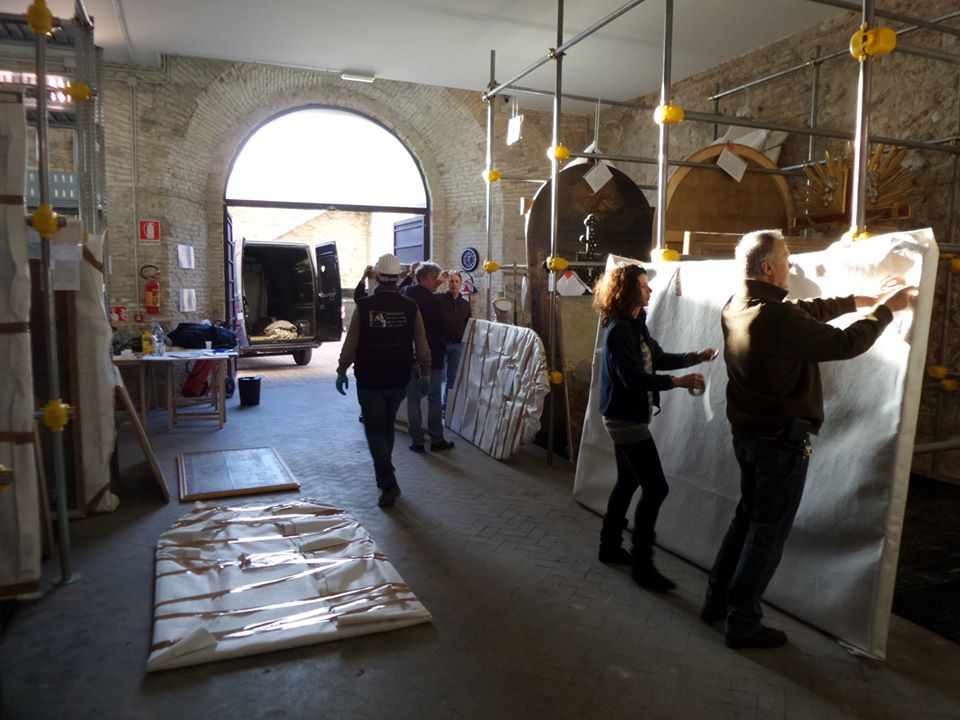 Il deposito della Mole Vanvitelliana di Ancona (foto Segretariato Regionale MiBACT delle Marche)
