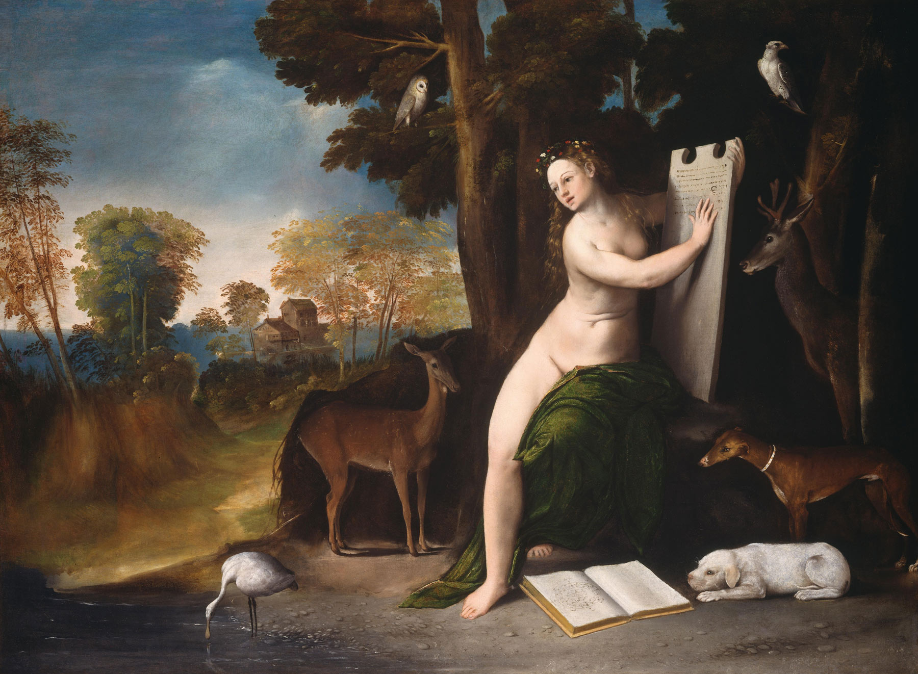 Dosso Dossi, Circe (1511-1512 circa; olio su tela, 100,8 x 136,1 cm; Washington, National Gallery of Art) Dosso Dossi, Circe (1511-1512 circa; olio su tela, 100,8 x 136,1 cm; Washington, National Gallery of Art)