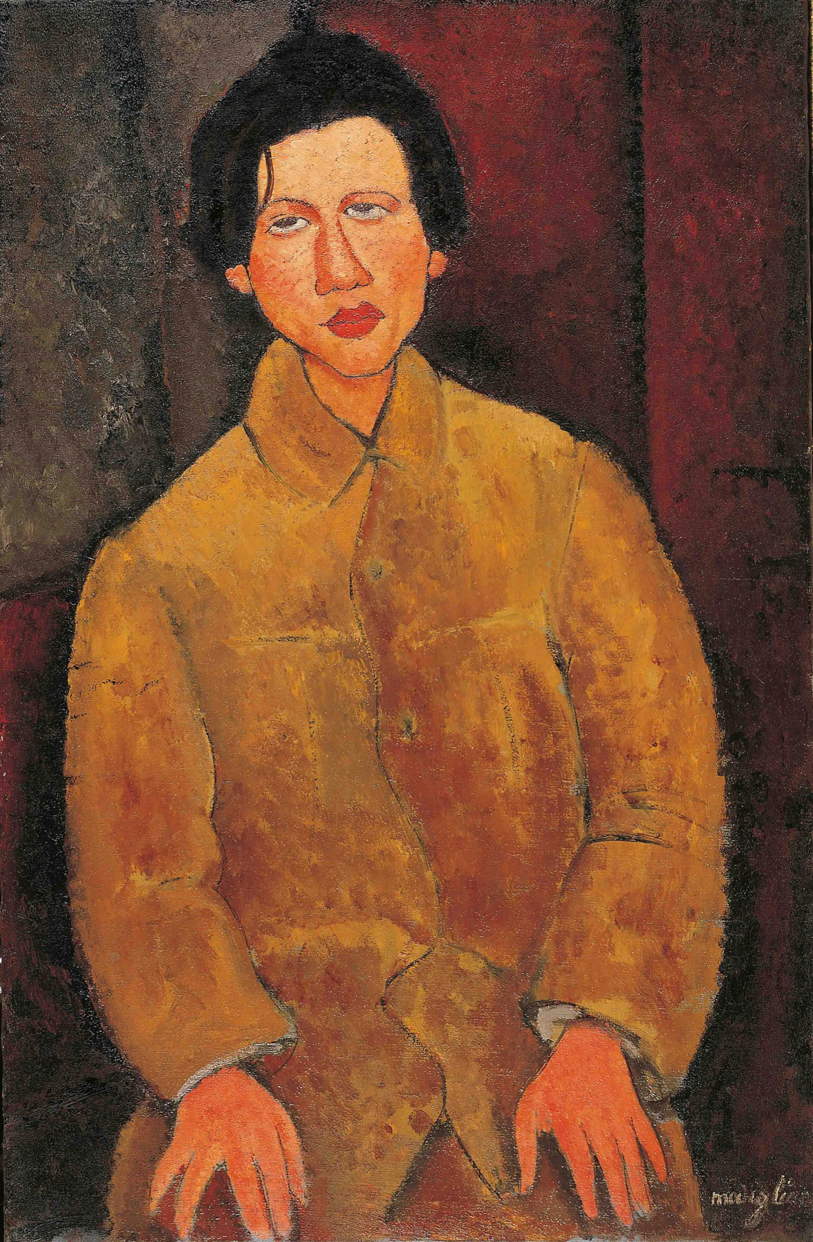 Amedeo Modigliani, Chaïm Soutine (1916; olio su tela, 100 x 65 cm; Collezione Jonas Netter)
 Amedeo Modigliani, Chaïm Soutine (1916; olio su tela, 100 x 65 cm; Collezione Jonas Netter)