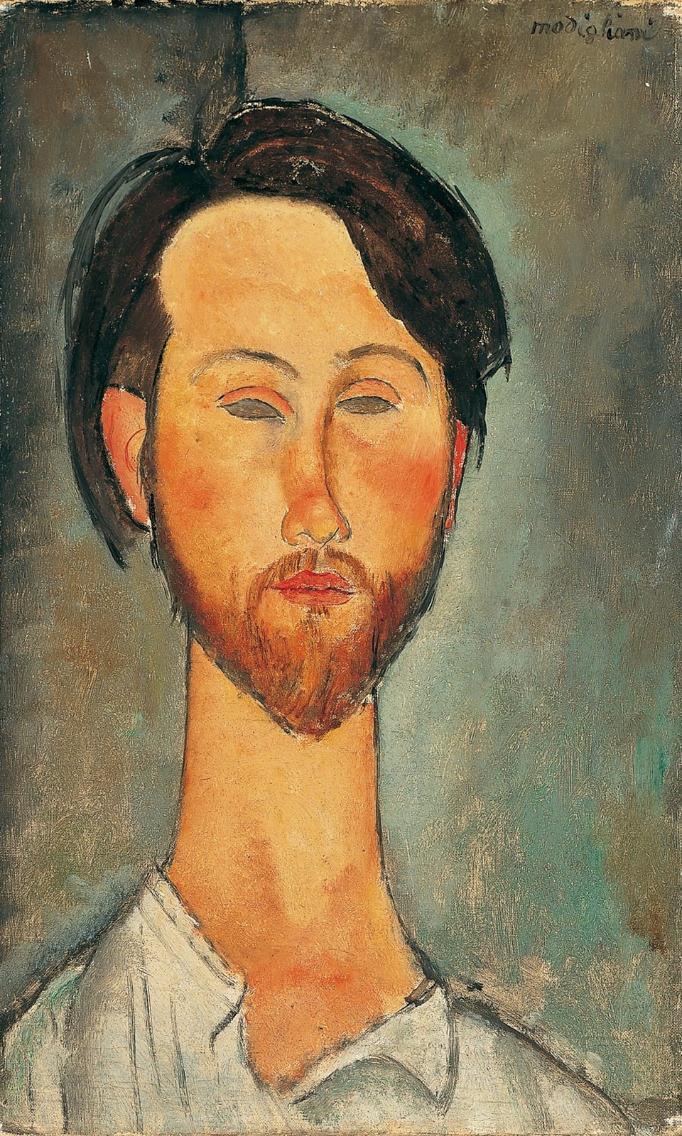 Amedeo Modigliani, Léopold Zborowski (1916; olio su tela, 46 x 27 cm; Collezione Jonas Netter)
 Amedeo Modigliani, Léopold Zborowski (1916; olio su tela, 46 x 27 cm; Collezione Jonas Netter)