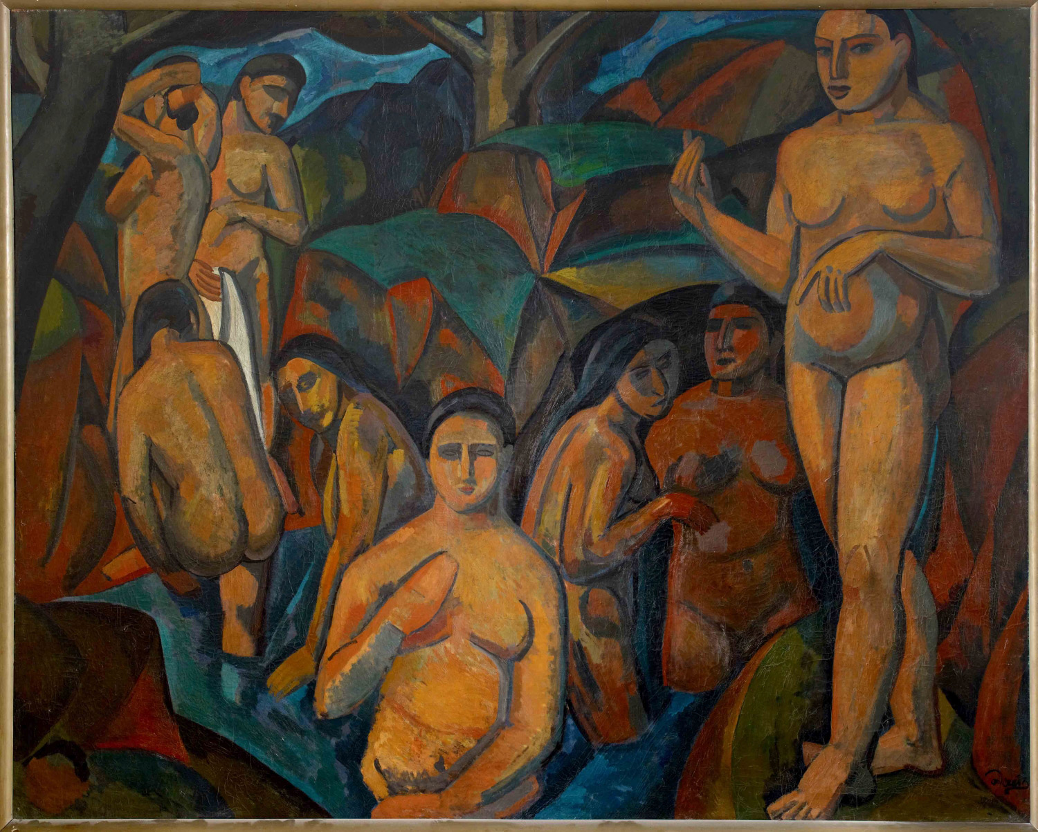 André Derain, Les grandes baigneuses (1908; olio su tela, 178 x 225 cm; Collezione Netter)
 André Derain, Les grandes baigneuses (1908; olio su tela, 178 x 225 cm; Collezione Netter)