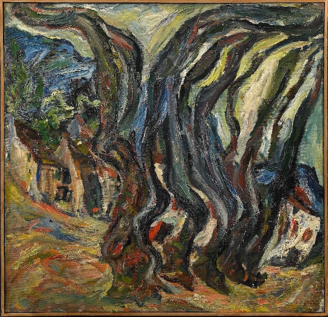 Chaïm Soutine, Les grandes arbres, Céret (1922 circa; olio su tela, 66 x 64 cm; Collezione Jonas Netter)
 Chaïm Soutine, Les grandes arbres, Céret (1922 circa; olio su tela, 66 x 64 cm; Collezione Jonas Netter)
