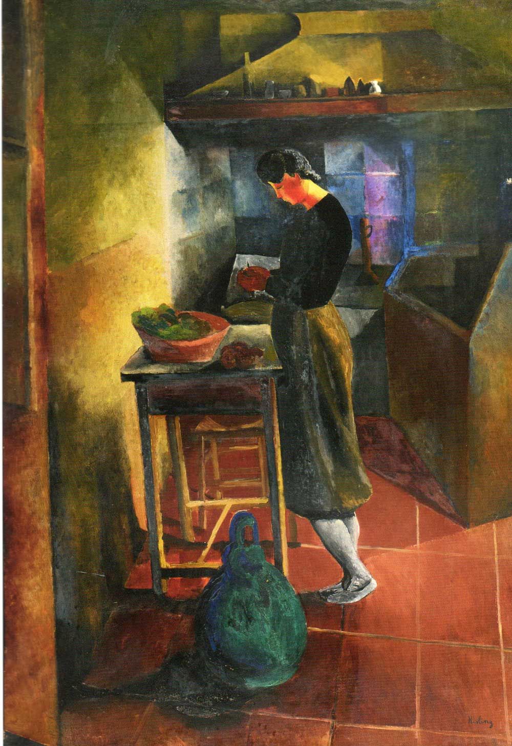 Moïse Kisling, La jeune cuisinière (1910; olio su tela, 130 x 89 cm; Collezione Netter)
 Moïse Kisling, La jeune cuisinière (1910; olio su tela, 130 x 89 cm; Collezione Netter)