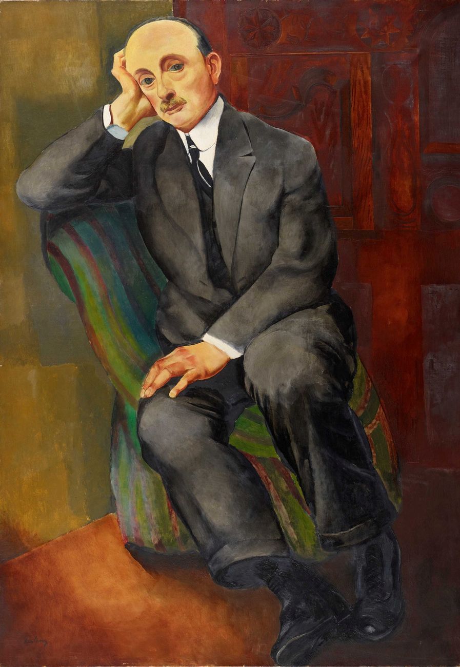 Moïse Kisling, Portrait d'homme (Jonas Netter) (1920; olio su tela, 116 x 81 cm; Collezione Jonas Netter)
 Moïse Kisling, Portrait d'homme (Jonas Netter) (1920; olio su tela, 116 x 81 cm; Collezione Jonas Netter)