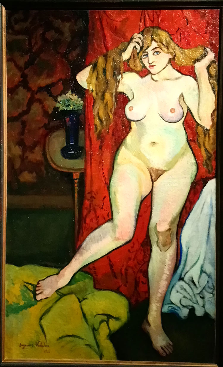 Suzanne Valadon, Nu se coiffant (1916; olio su tela, 100 x 61 cm; Collezione Netter)
 Suzanne Valadon, Nu se coiffant (1916; olio su tela, 100 x 61 cm; Collezione Netter)