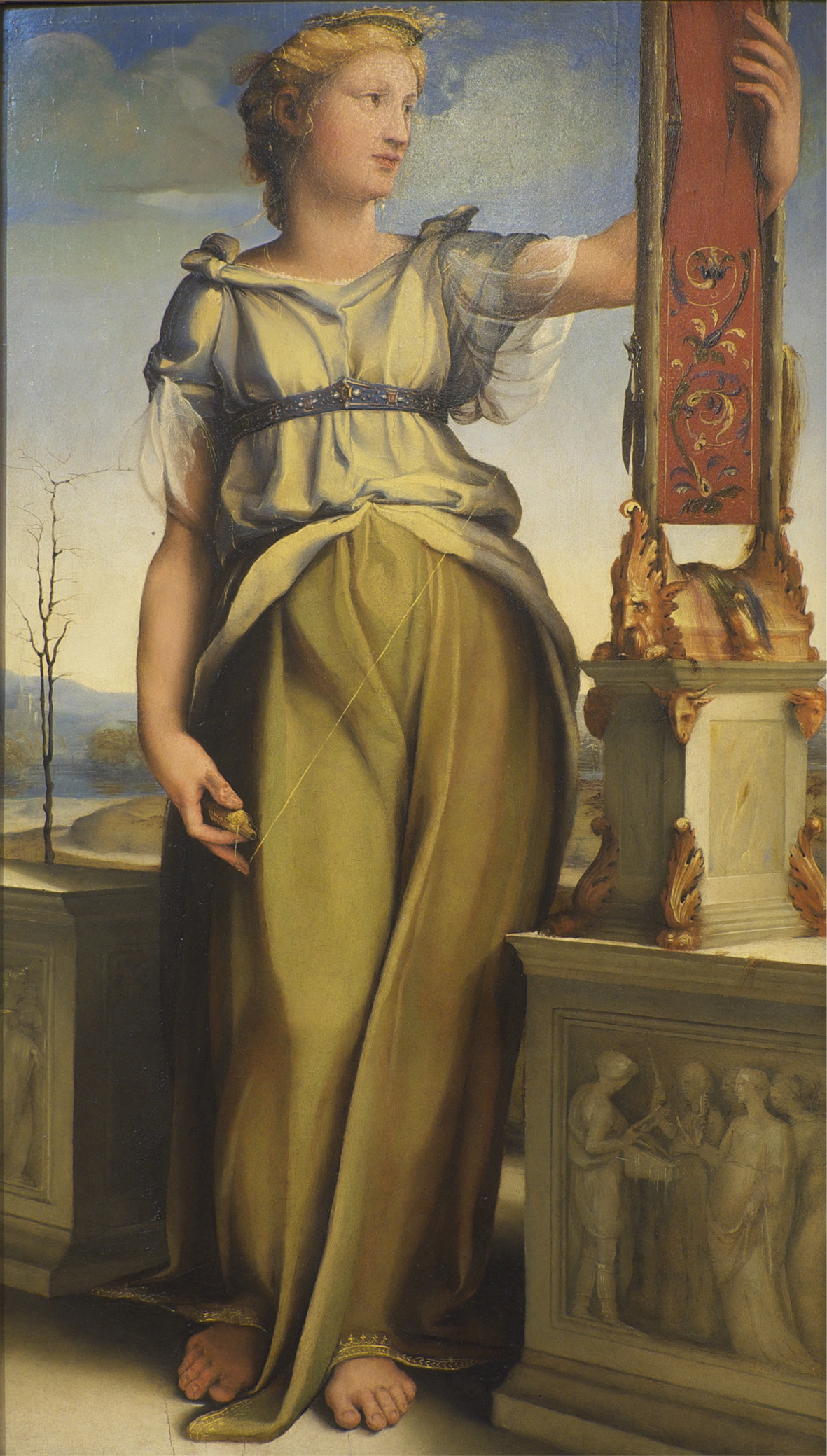 Domenico Beccafumi, Penelope (1519; olio su tavola, 84 x 48 cm; Venezia, Pinacoteca Manfrediniana del Seminario Patriarcale)
