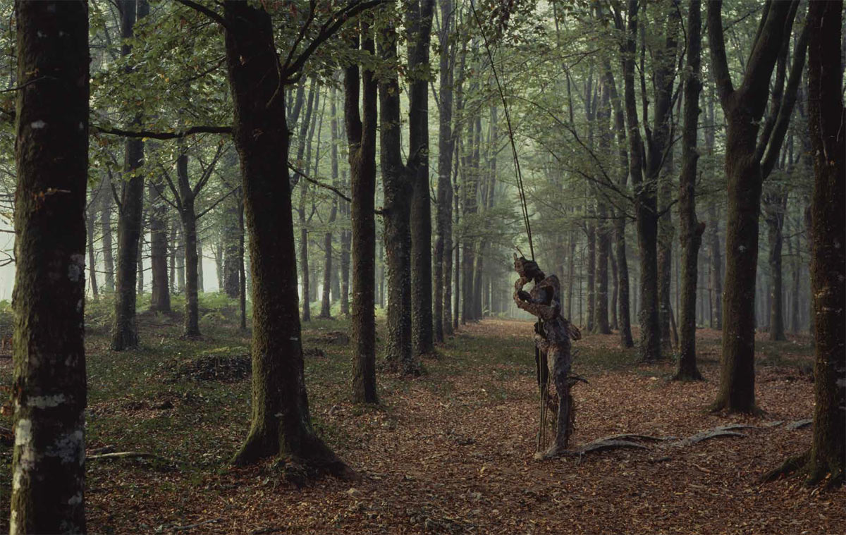 Giuseppe Penone, Opera dalla serie Gesti vegetali (1983-1986; bronzo; collezione)