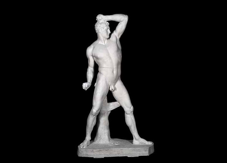Antonio Canova, Creugante (1806; gesso, 218 × 125 × 66 cm; Padova, palazzo Papafava, collezione privata) Antonio Canova, Creugante (1806; gesso, 218 × 125 × 66 cm; Padova, palazzo Papafava, collezione privata)