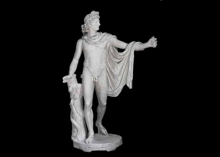 Formatore dell'ambito di Antonio Canova, Apollo del Belvedere (1806; gesso, 230 × 130 × 90 cm; Padova, palazzo Papafava, collezione privata) Formatore dell'ambito di Antonio Canova, Apollo del Belvedere (1806; gesso, 230 × 130 × 90 cm; Padova, palazzo Papafava, collezione privata)