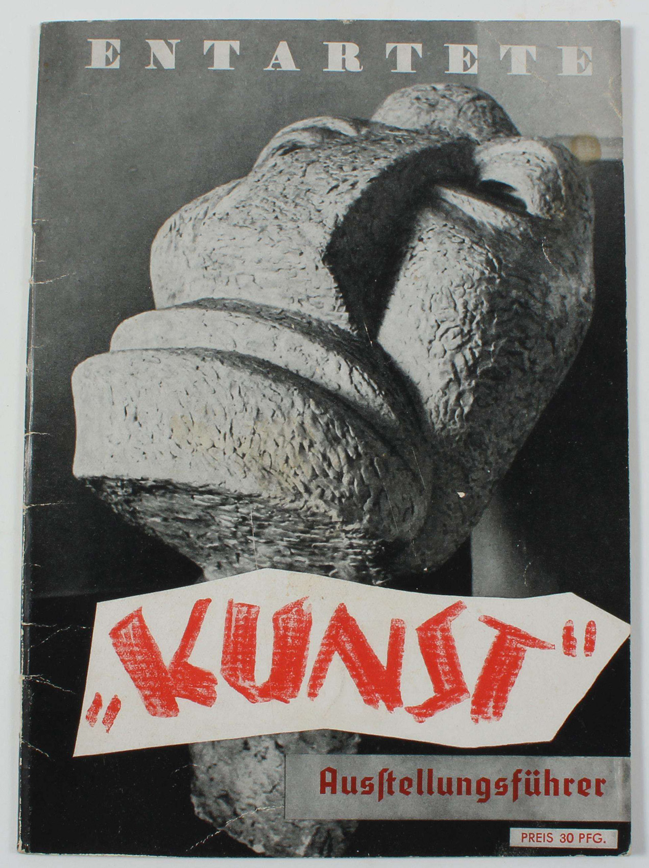 Copertina del catalogo della mostra Entartete Kunst Copertina del catalogo della mostra Entartete Kunst