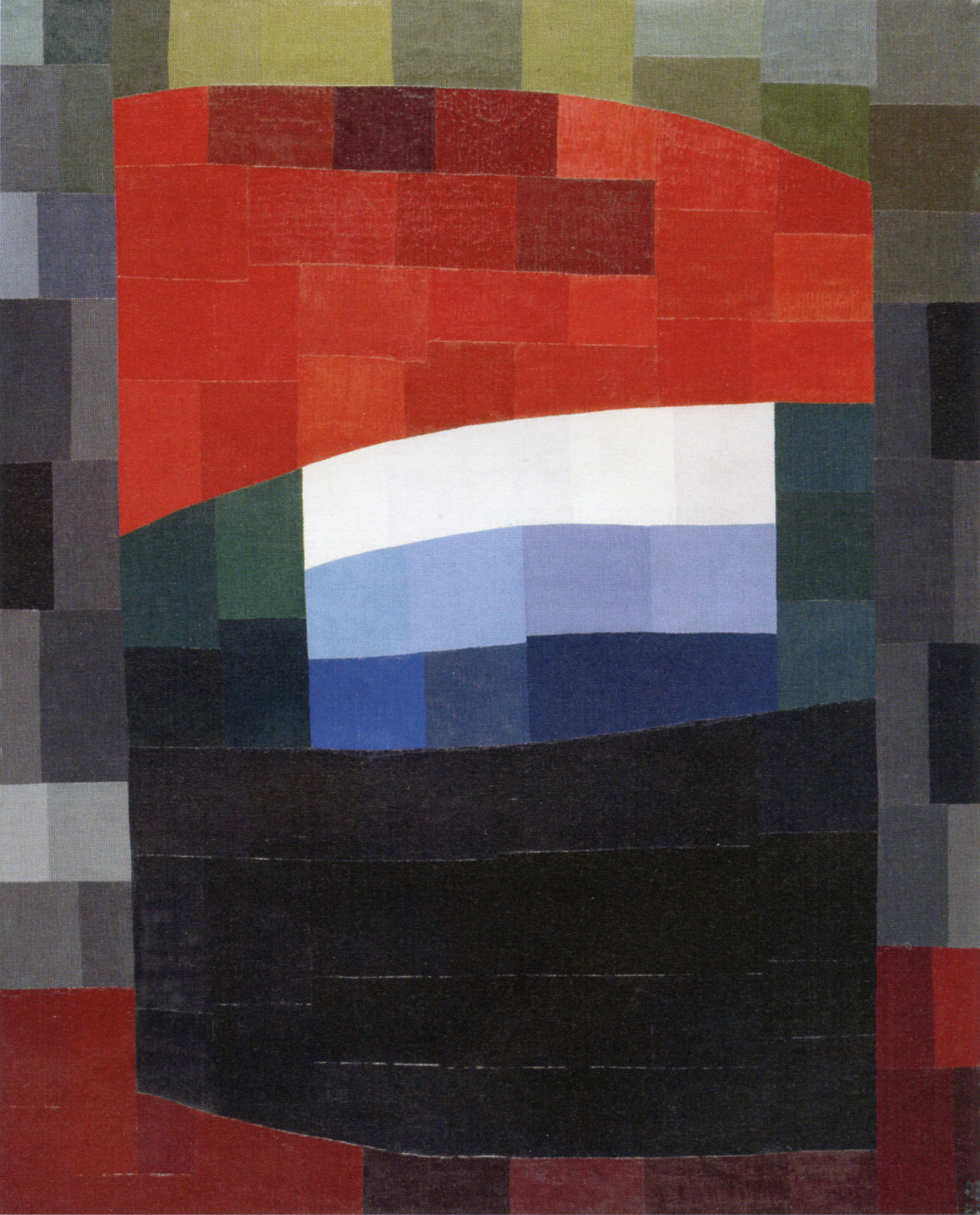 Otto Freundlich, Mein Himmel ist rot (1933; olio su tela, 162 x 130,5 cm; Parigi, Musée d'Art Moderne, Centre Georges Pompidou) Otto Freundlich, Mein Himmel ist rot (1933; olio su tela, 162 x 130,5 cm; Parigi, Musée d'Art Moderne, Centre Georges Pompidou)