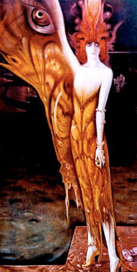 Alberto Martini, Un lent réveil après bien de métempsychoses (1912; pastello su carta; Torino, Collezione privata)
