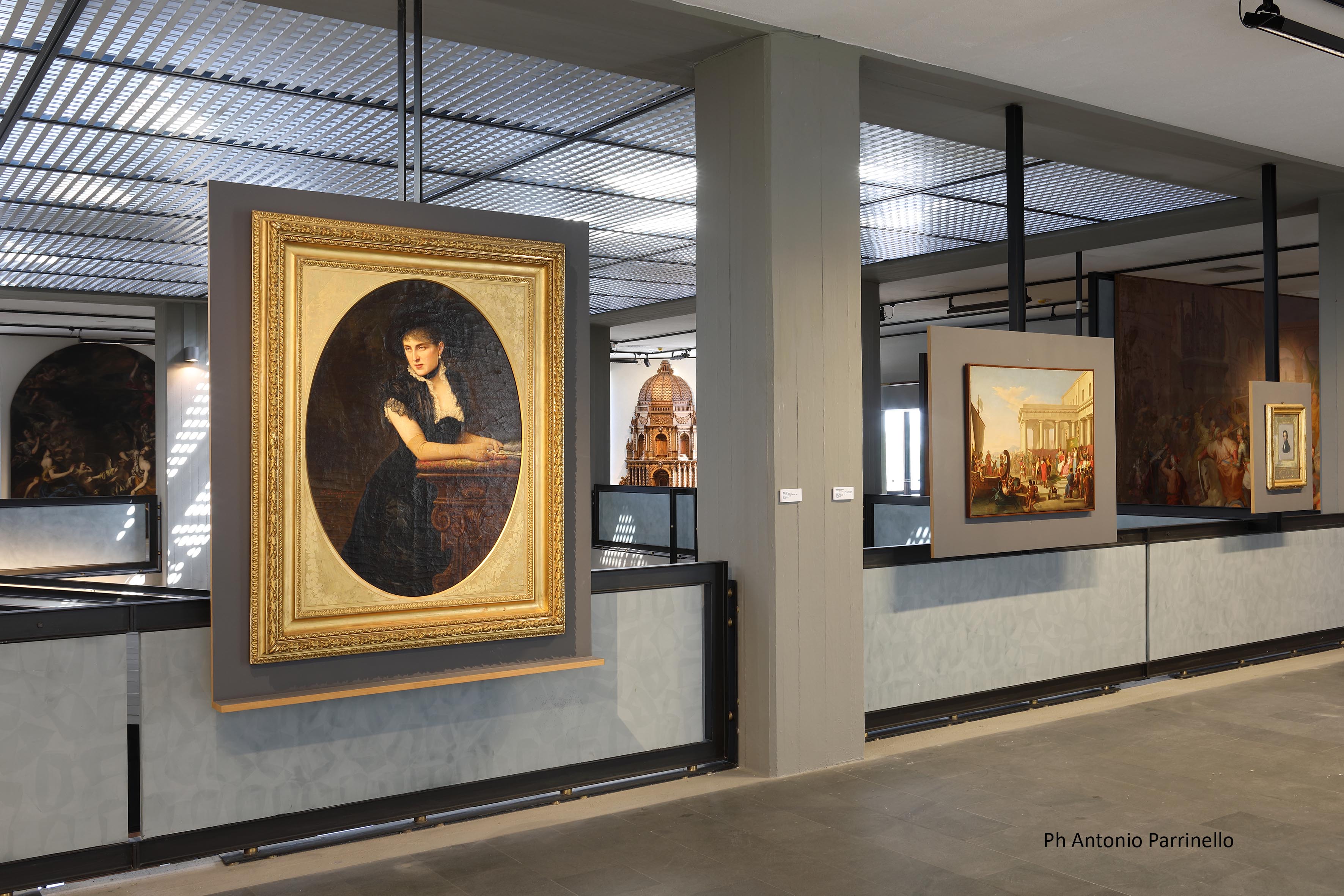 Sala Ottocento, Ritratto di signora in nero. Ph. Credit Foto Parrinello Sala Ottocento, Ritratto di signora in nero. Ph. Credit Foto Parrinello