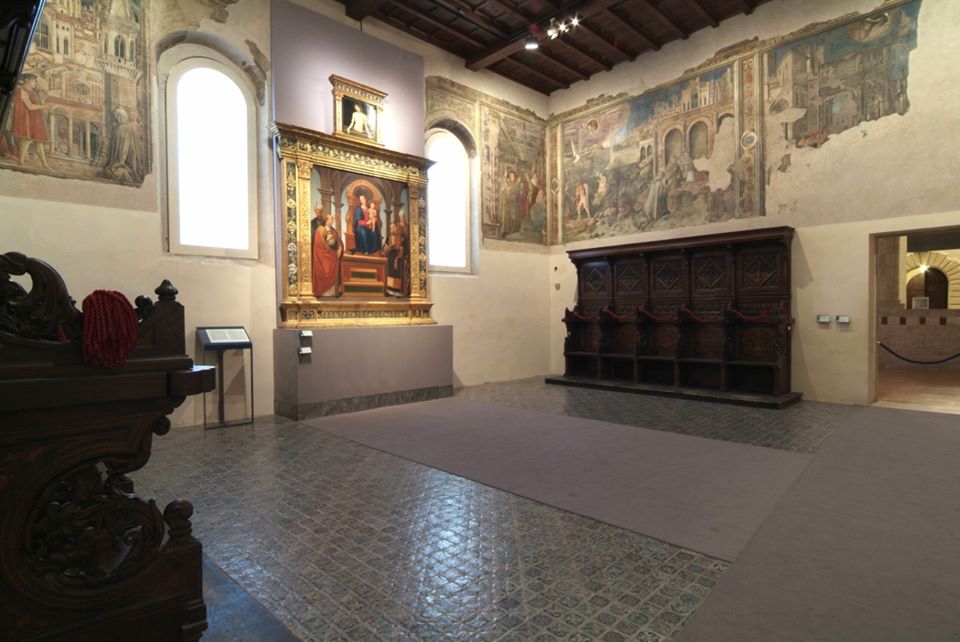 Dentro alla Galleria Nazionale dell'Umbria. Ph. Credit GNU